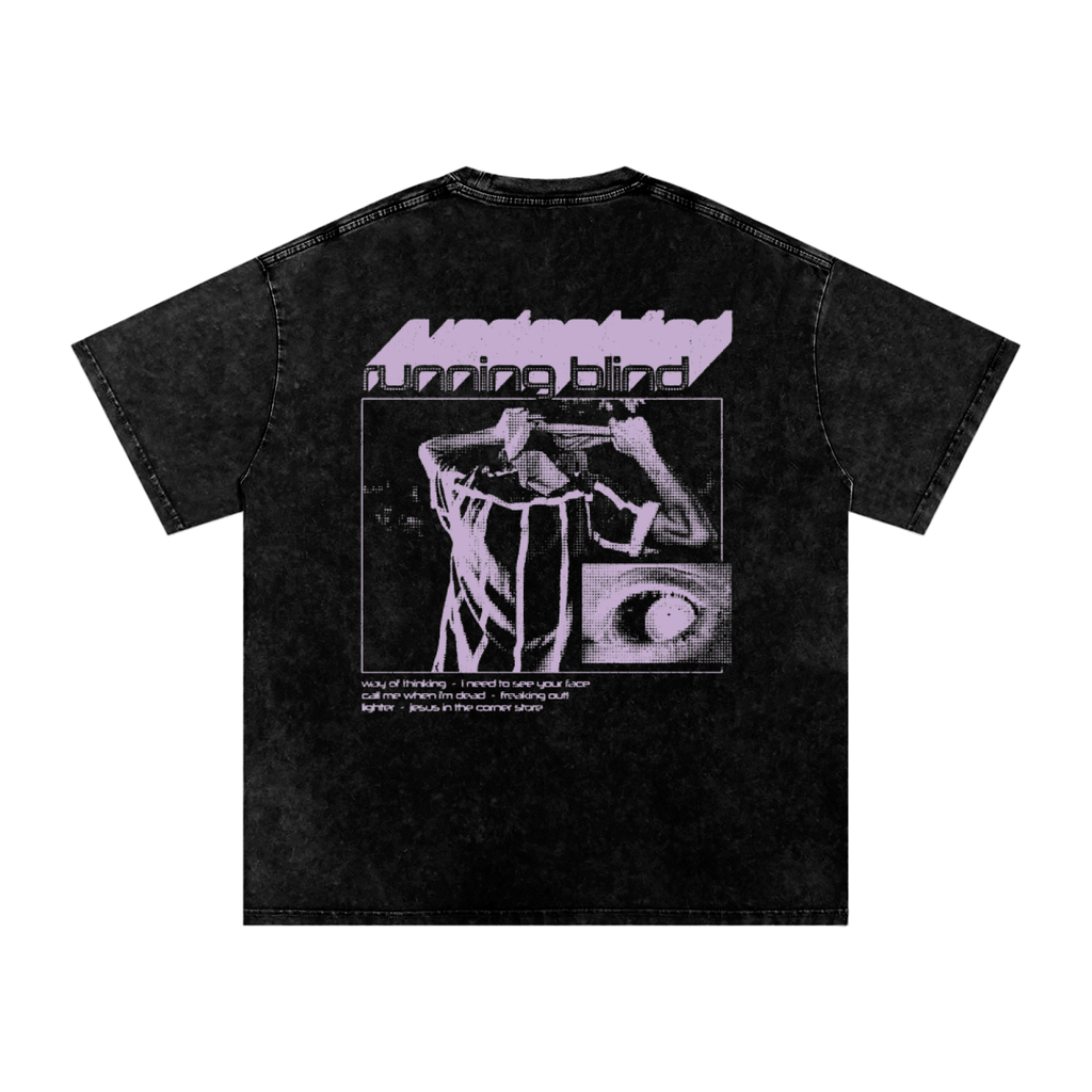 "Purple" Acid Wash Oversize T