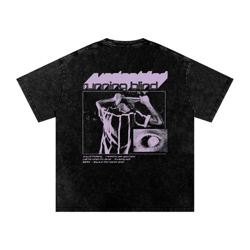 "Purple" Acid Wash Oversize T